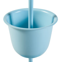 Stand Portapiante Alphen con 1 Vaso - Azzurro [en.casa]