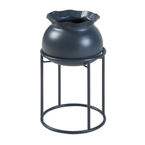 Stand Portapiante Assen 31,5 x 19,5 cm Metallo Nero [en.casa]