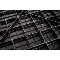 Piatto doccia ultra slim, in smc effetto pietra antracite nero h 2,6cm Sicena Plaget Antracite,70x90 cm