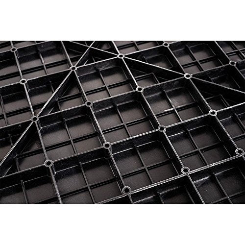 Piatto doccia ultra slim, in smc effetto pietra antracite nero h 2,6cm Sicena Plaget Antracite,70x90 cm