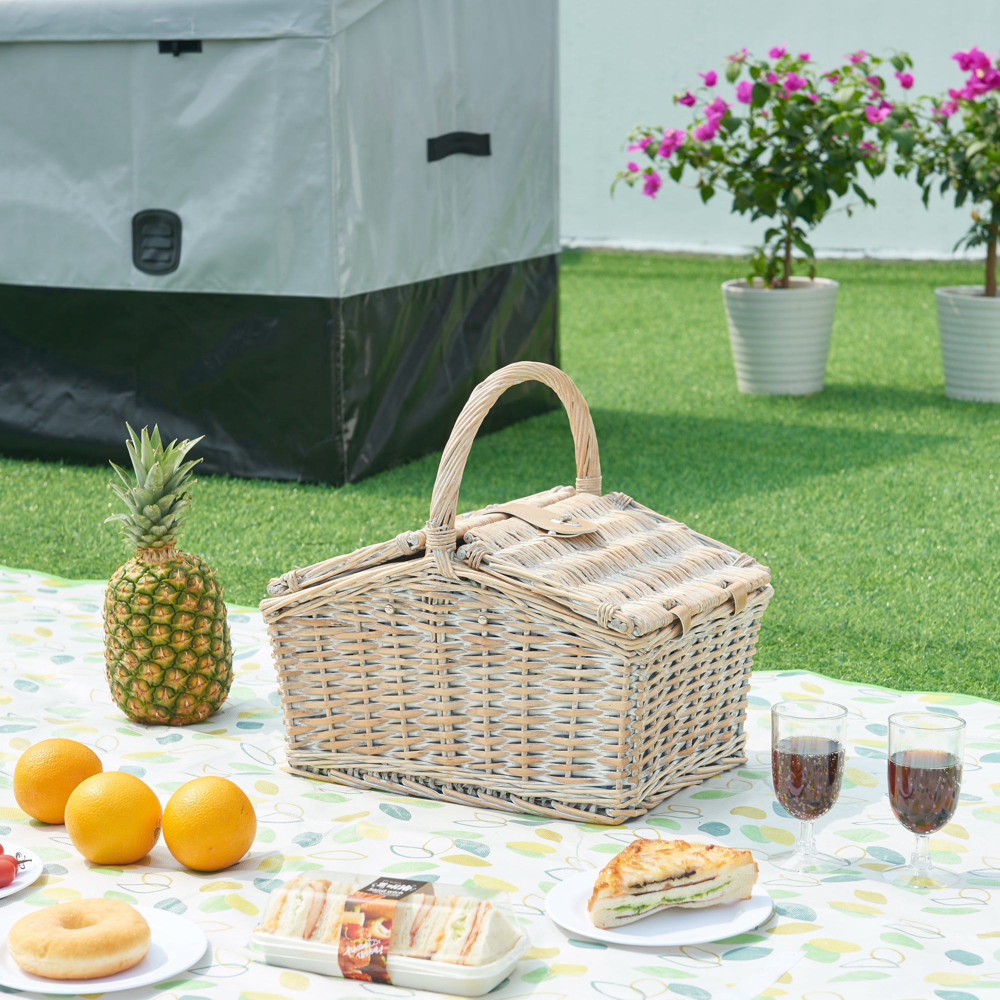 Cestino da Picnic Lumparland per 2 Persone 40 x 28 x 37 cm casa.pro