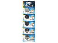 Pila Batteria A Bottone Extrastar CR2016 3V Confezione Da 5 Pile