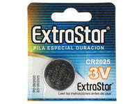 Pila Batteria A Bottone Extrastar CR2025 3V Confezione Da 5 Pile