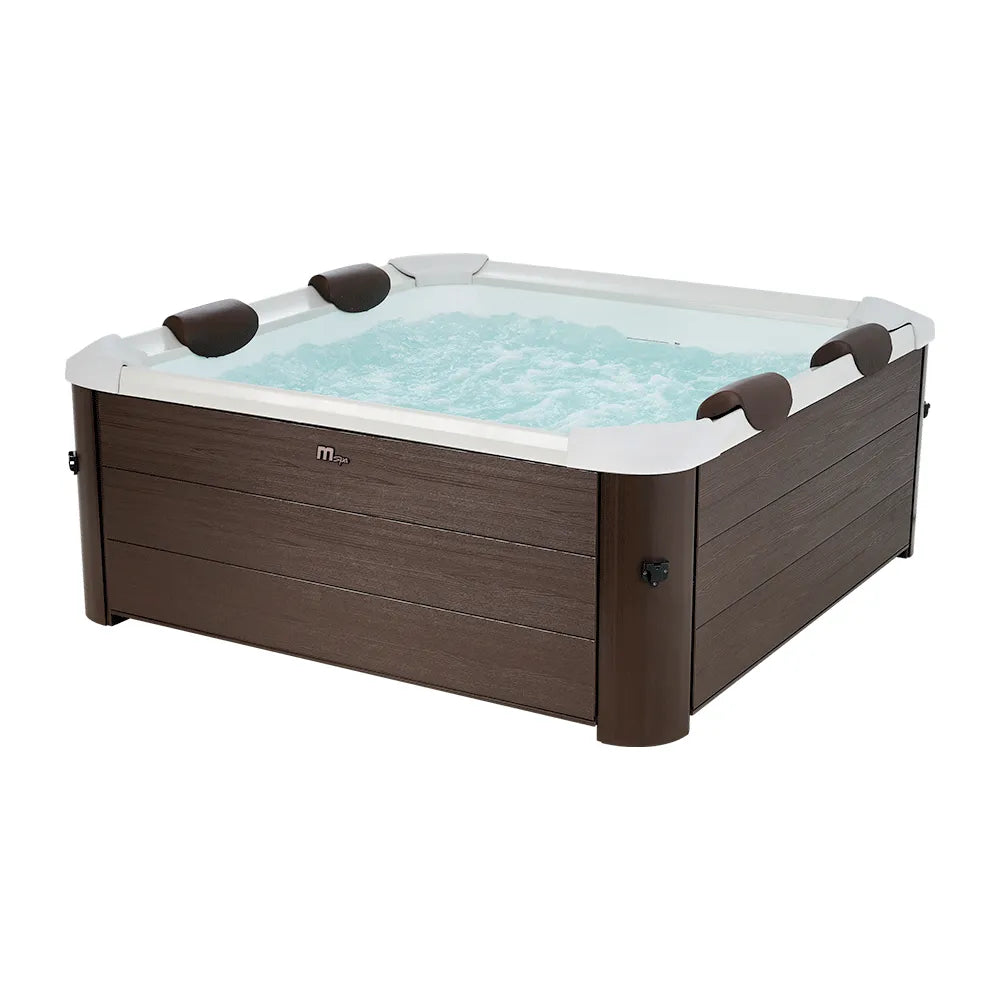 MSpa Spa rigida fuori terra quadrata Tribeca F-TR062W - Tempo Style 1.6m x 1.6m x 0.65mH