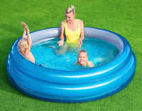 Piscina bestway 51043b gonfiabile tonda cm.201x53h. a 3 anelli