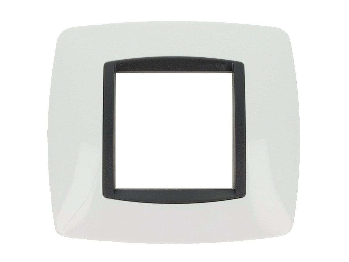 Placca Bombè Bianco 502 2M Compatibile Bticino Living International