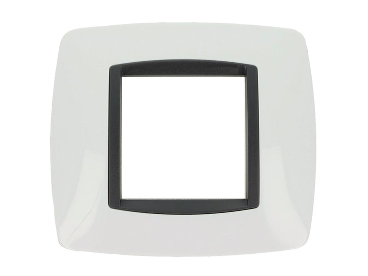 Placca Bombè Bianco 502 2M Compatibile Bticino Living International