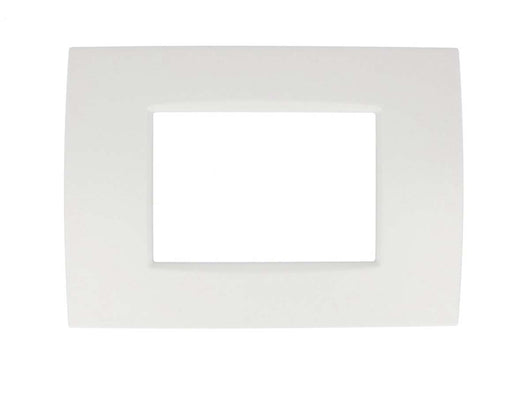 Placca Slim Sottile 503 3M Moduli Bianco Compatibile Con Bticino Living Light Air SD46003