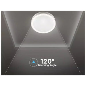 Plafoniera A Led Da Soffitto CCT 3 in 1 Rotonda 60W D510mm Dimmerabile Con Telecomando Incluso SKU-2114751