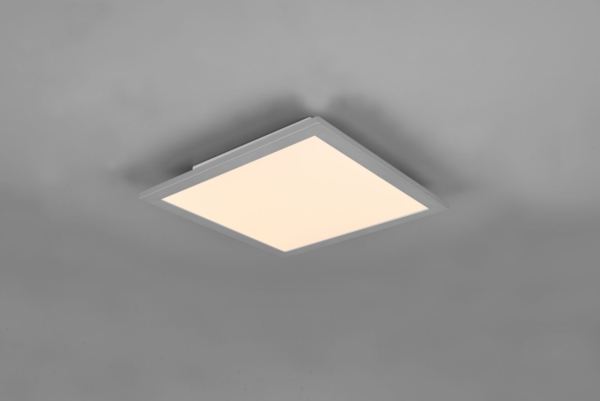 Plafoniera ALPHA LED quadrata 30X30 bordo alluminio R62323087