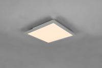 Plafoniera ALPHA LED quadrata 30X30 bordo alluminio R62323087