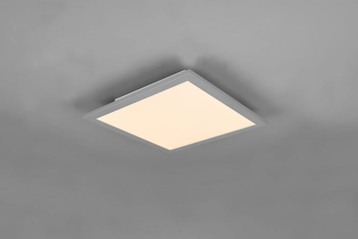 Plafoniera ALPHA LED quadrata 30X30 bordo alluminio R62323087