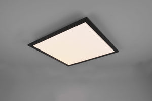 Plafoniera ALPHA LED quadrata 45X45 bordo nero R62324532