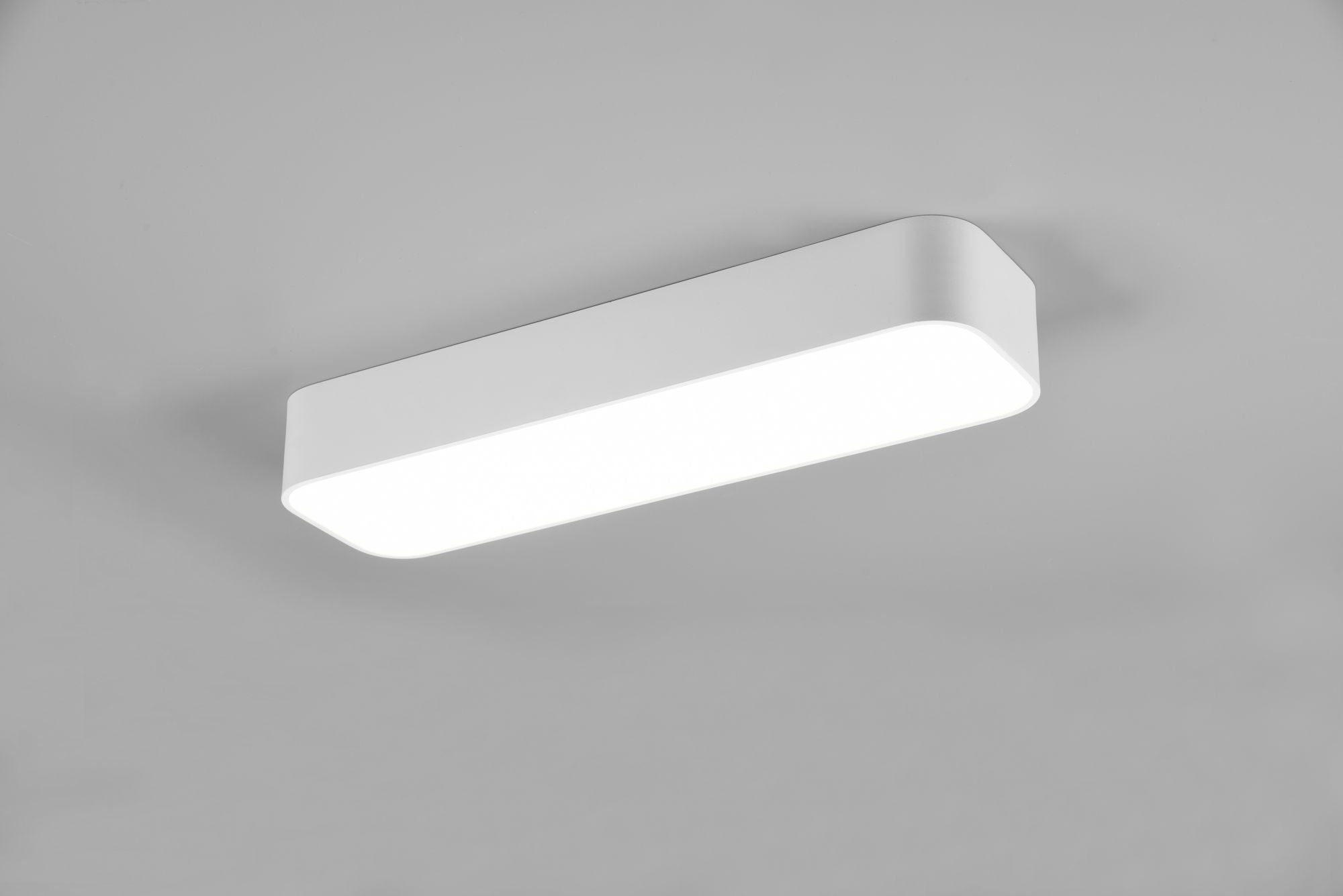 Plafoniera ASTERION LED rettangolare 51X15 bordo bianco R62451531