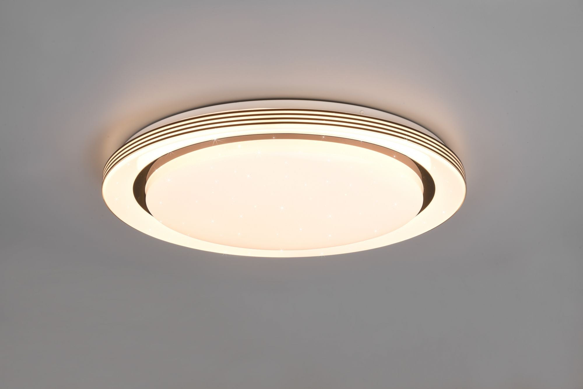 Plafoniera ATRIA LED bordo nero effetto cielo stellato R67041932