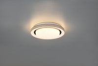 Plafoniera ATRIA LED bordo nero effetto cielo stellato R67042832