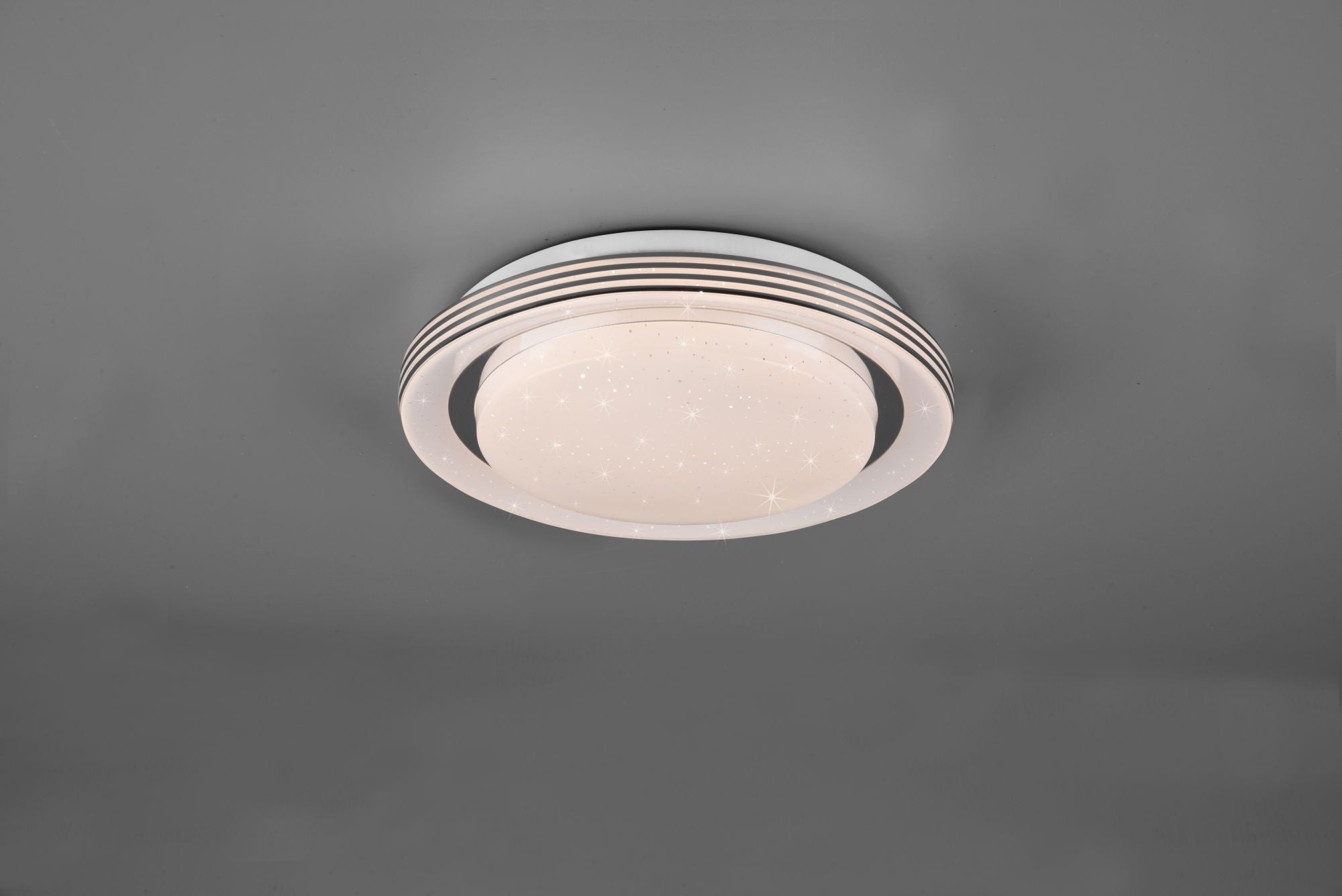 Plafoniera ATRIA LED con diffusore effetto cielo stellato D.27cm R67042800