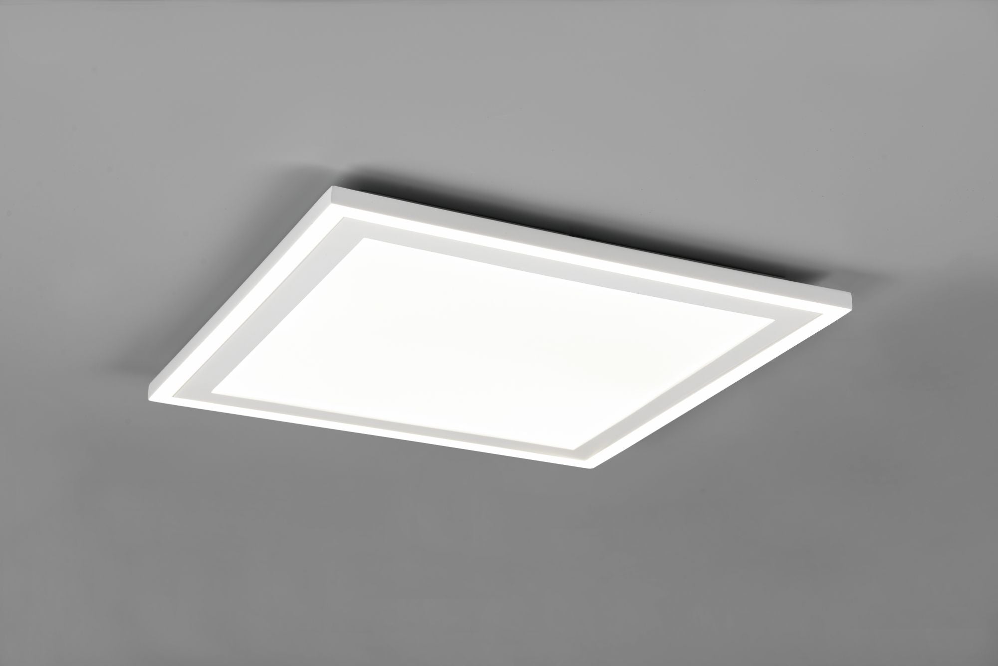 Plafoniera  CARUS LED quadrata bordo bianco R67214331