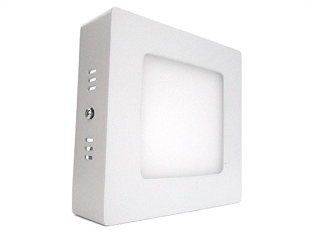 Plafoniera Faretto Led Da Soffitto Muro Parete Quadrata 6W Bianco Neutro 120x120mm