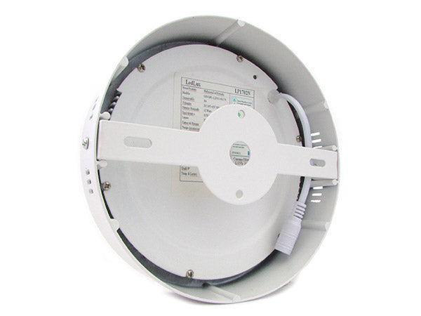 Plafoniera Faretto Led Da Soffitto Muro Parete Rotonda 12W Bianco Neutro Diametro 170mm