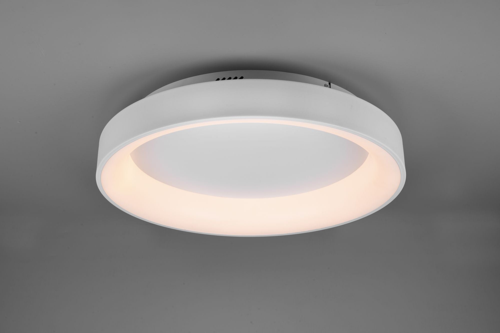 Plafoniera GIRONA LED metallo bianco opaco  671290131