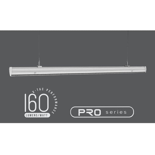 Plafoniera LED Lineare A Sospensione Follow 50W 150cm Lente Opale 120 Gradi 4000K IP20 Dimmerabile SKU-1364