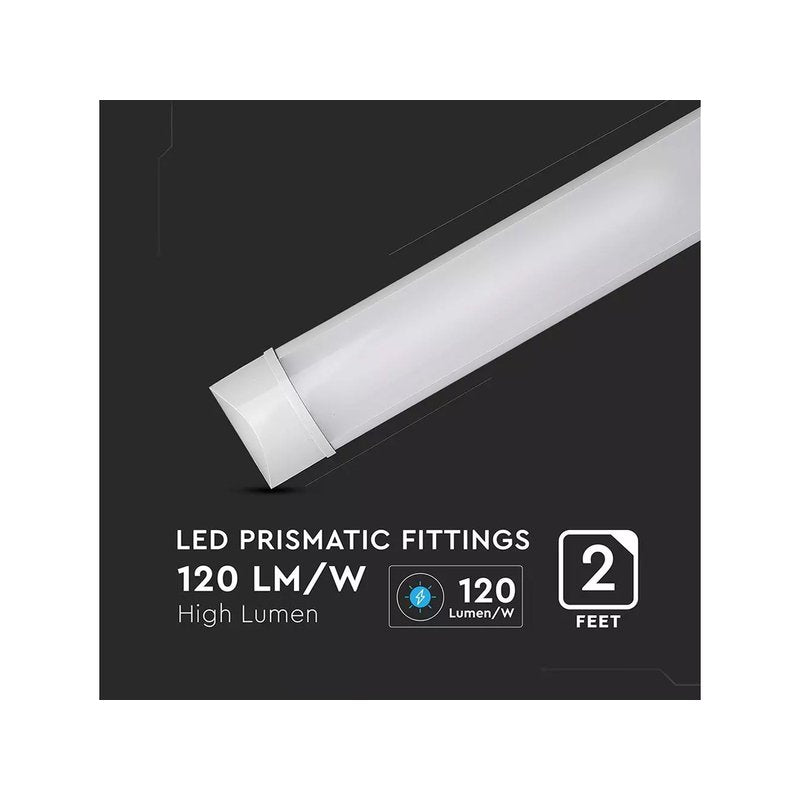 Plafoniera LED Prismatica 10W 30cm Da Soffitto 120LM/W 4000K IP20 Con Chip Samsung Garanzia 5 Anni SKU-660