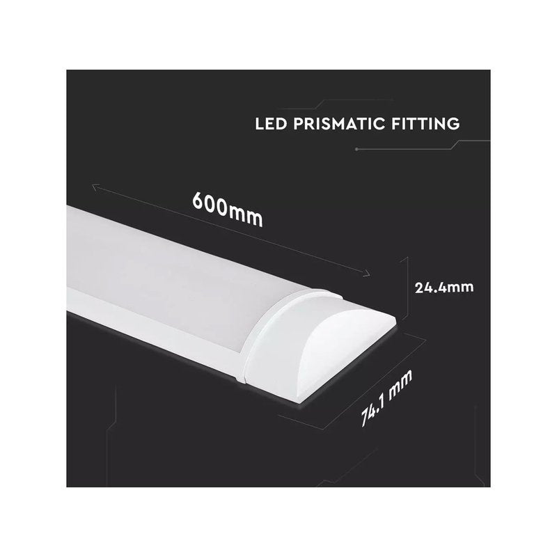 Plafoniera LED Prismatica 10W 30cm Da Soffitto 120LM/W 4000K IP20 Con Chip Samsung Garanzia 5 Anni SKU-660