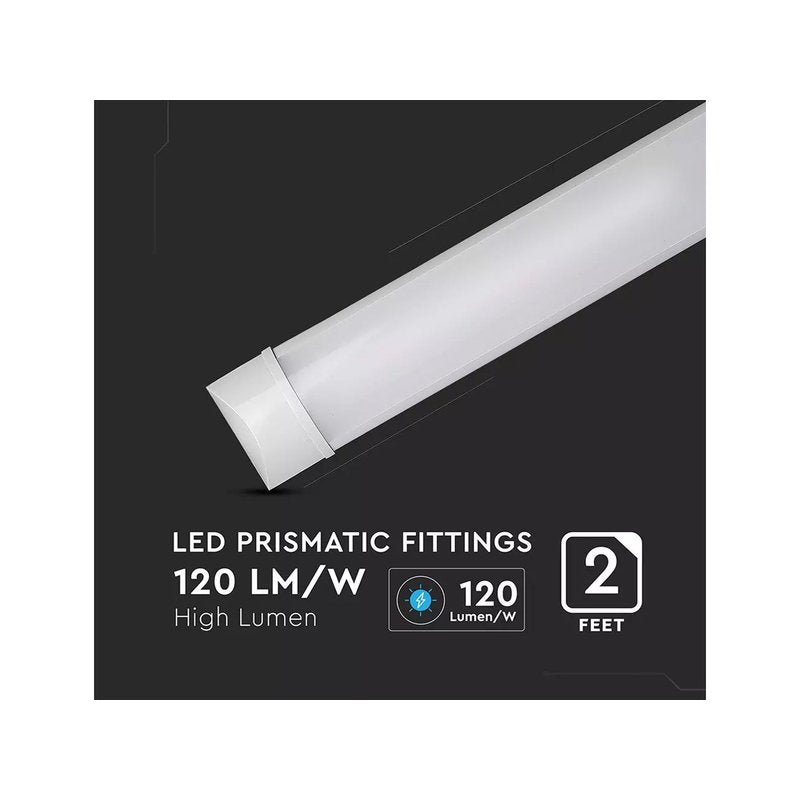 Plafoniera LED Prismatica 20W 60cm Da Soffitto 120LM/W 6400K IP20 Con Chip Samsung Garanzia 5 Anni SKU-664