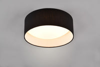 Plafoniera LOCARNO LED con paralume nero R64191102