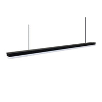 Plafoniera Lampada Lineare Led Nero 30W 4000K L0403N