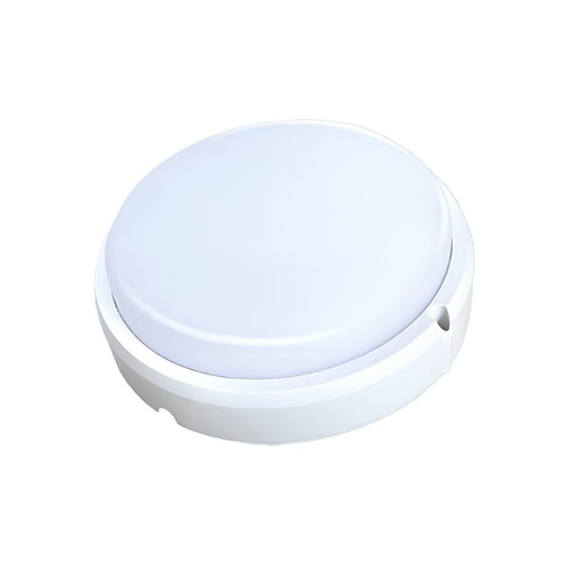 Plafoniera Led Lampada Da Parete Soffitto IP54 Rotondo 12W 1155LM 6500K Bulkhead Per Condominio D150X47mm