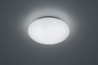 Plafoniera PAOLO LED diffusore satinato ip44 D.37cm  stellato 686014000