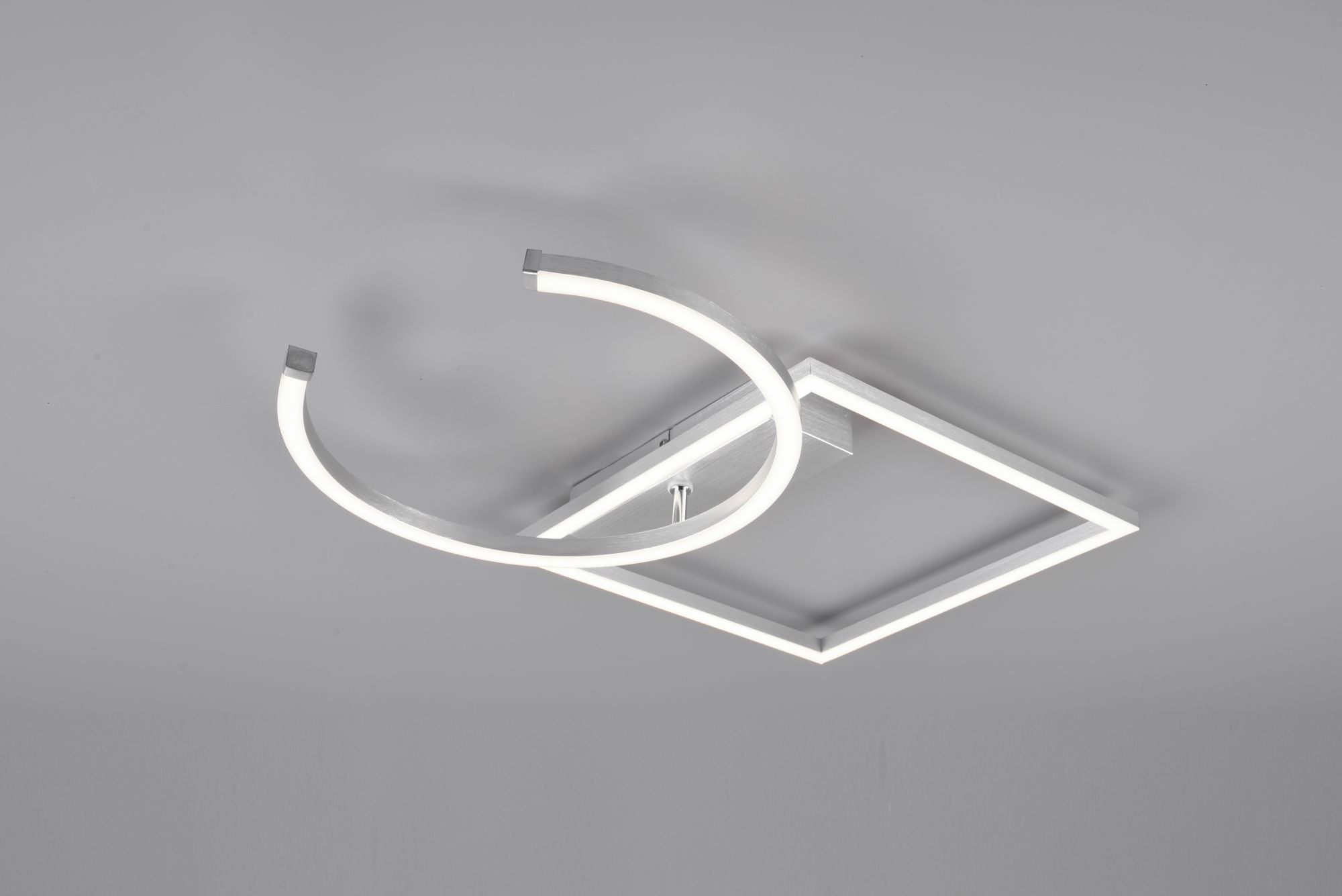 Plafoniera PIVOT LED con snodo ed intensità regolabile L.54cm alluminio R62162405