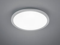 Plafoniera TIBERIUS LED rotonda bordo alluminio  R62984087