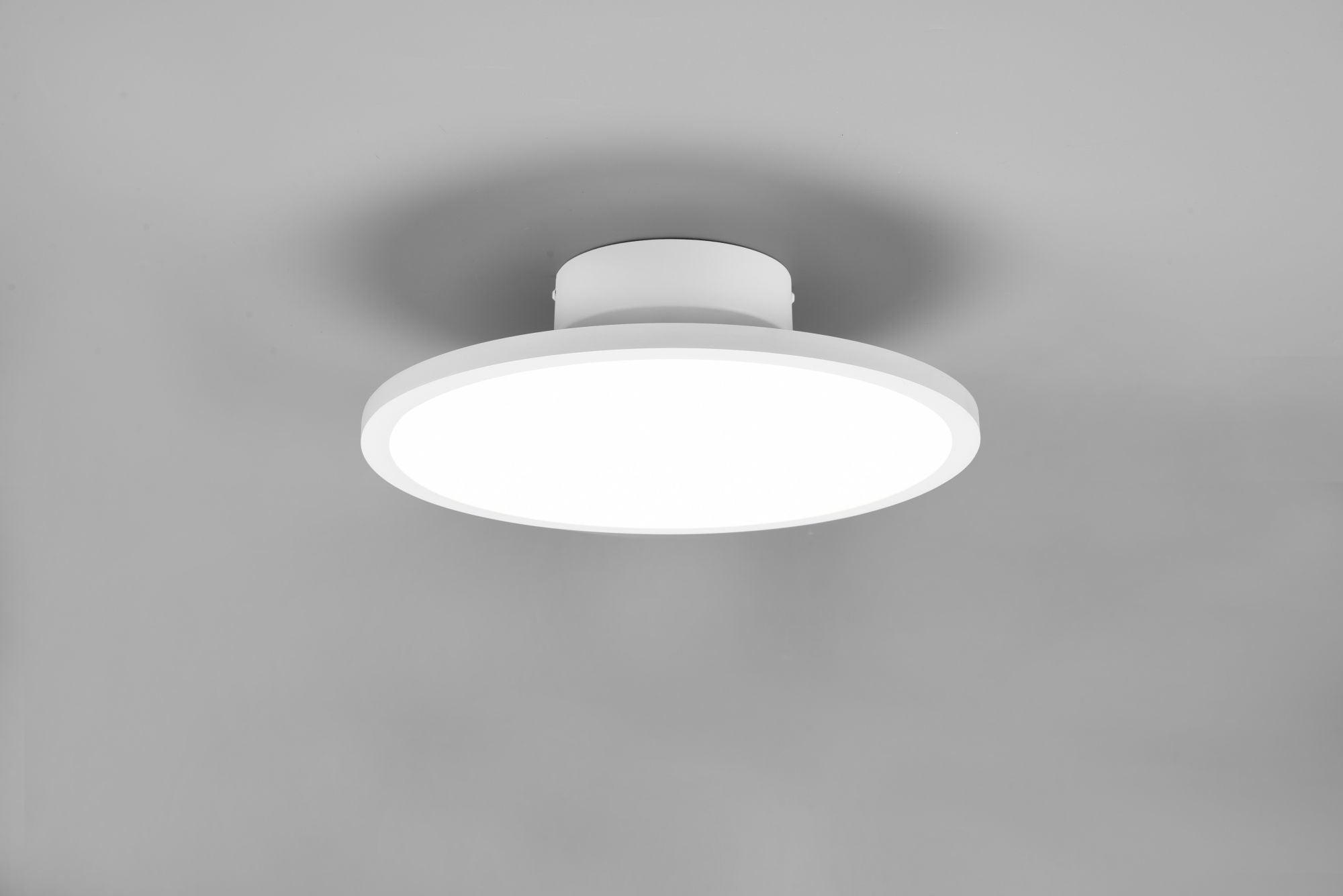 Plafoniera TRAY LED inclinabile dimmerabile D.40cm in metallo bianco 640910131