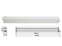 Plafoniera Tubo Led T5 30cm 4W 220V Bianco Freddo