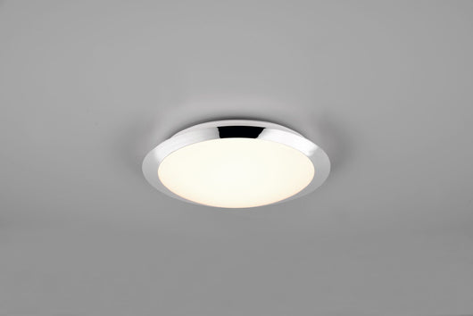 Plafoniera UMBERTO LED  ip44 D.29cm bordo cromo 680310106