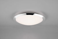 Plafoniera UMBERTO LED ip44 D.42cm bordo cromo 680319106