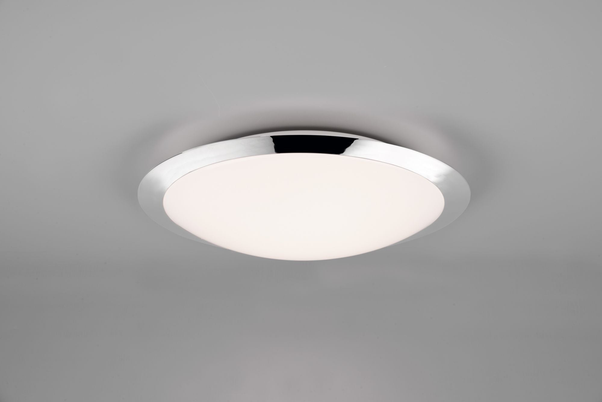 Plafoniera UMBERTO LED ip44 D.42cm bordo cromo 680319106