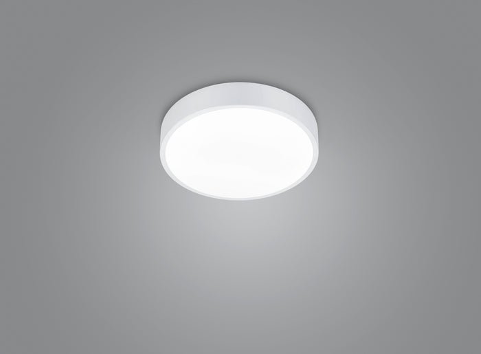 Plafoniera WACO LED dimmerabile D.30cm metallo bianco 627413031