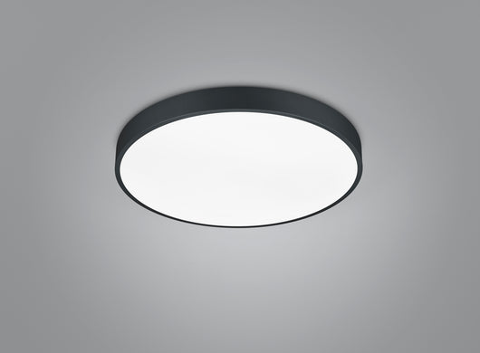 Plafoniera WACO LED dimmerabile D.50cm metallo nero627415032