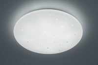 Plafoniera led con applicazioni cristalli ACHAT effetto cielo stellato  R62736000