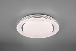 Plafoniera led con telecomando multifunzione con effetto cielo stellato diamentro 48cm  ATRIA  R67041900