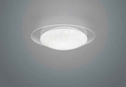 Plafoniera led diffusore FRODO effetto stelle R62063500 bianco D.35cm