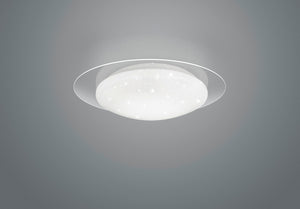 Plafoniera led diffusore FRODO effetto stelle R62063500 bianco D.35cm