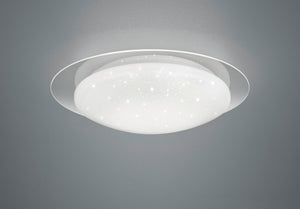 Plafoniera led diffusore FRODO effetto stelle  R62064800 bianco D.48cm