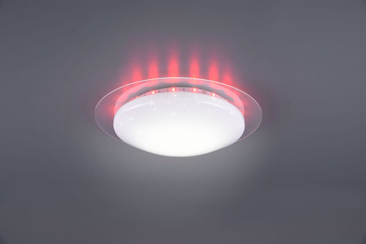 Plafoniera led diffusore bianco effetto stelle BILBO R62093500