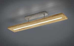 Plafoniera  led legno con regolatore intensità BRAD 623710130