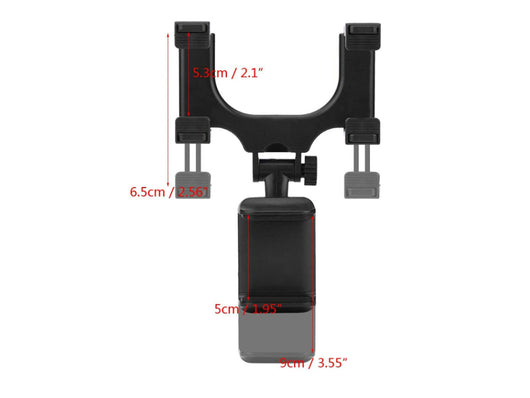 Porta Cellulare da Auto Specchietto Supporto Smartphone da Specchietto Retrovisore Auto